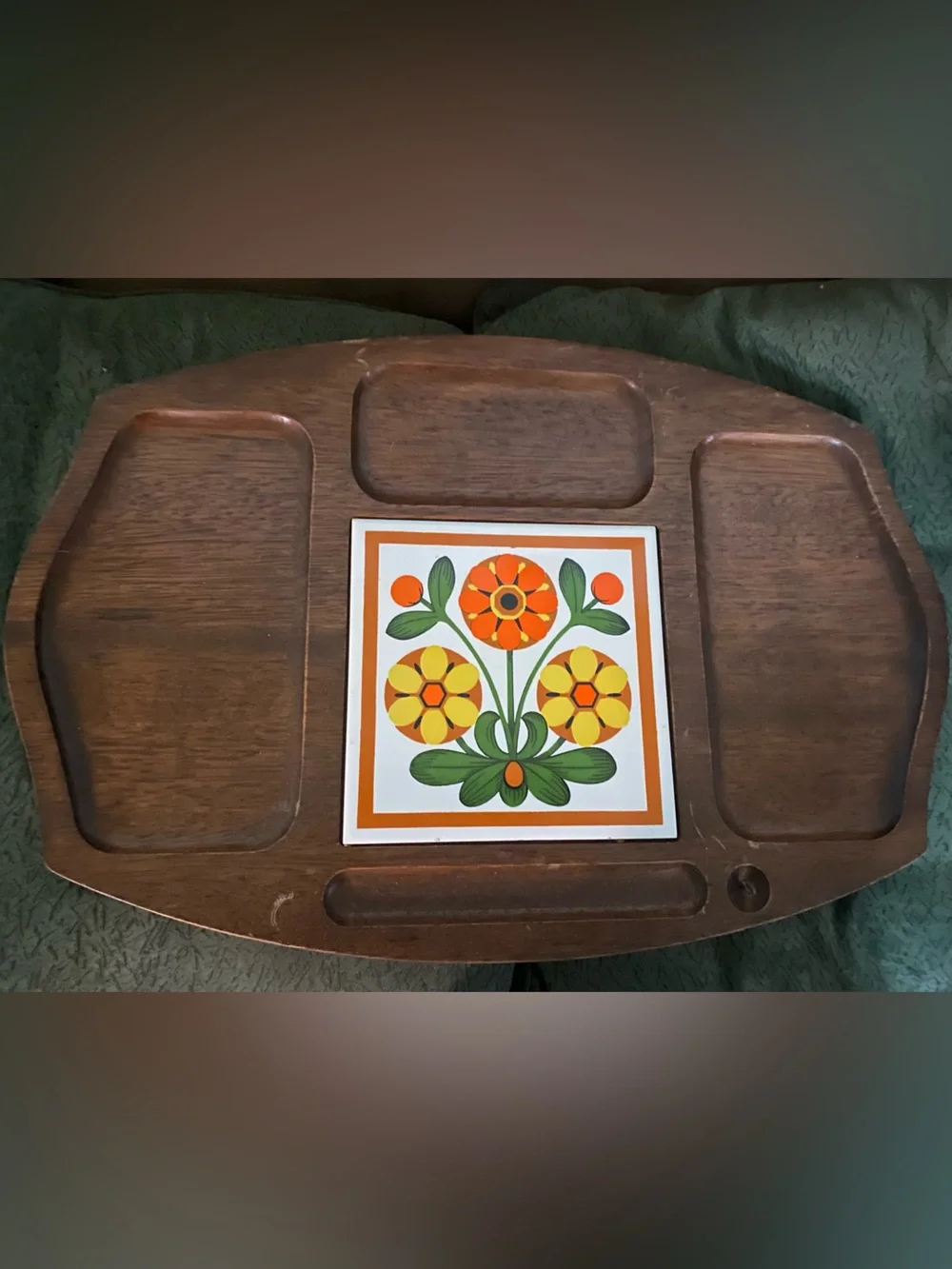 Vintage Gail craft wooden cheese board - Picture 1 of 1